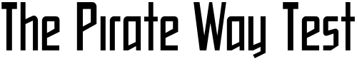 Font : CCToBeContinued-Medium 2 Custom Text : The Pirate Way Test your own text here Click to download or to view this font on a tshirt that can be custom printed in Bali